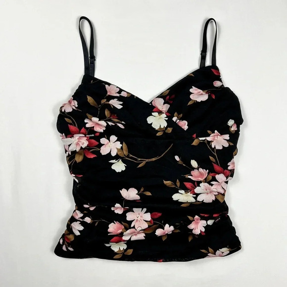 Vintage 90’s Floral Cropped Tank Top - Picture 6 of 10